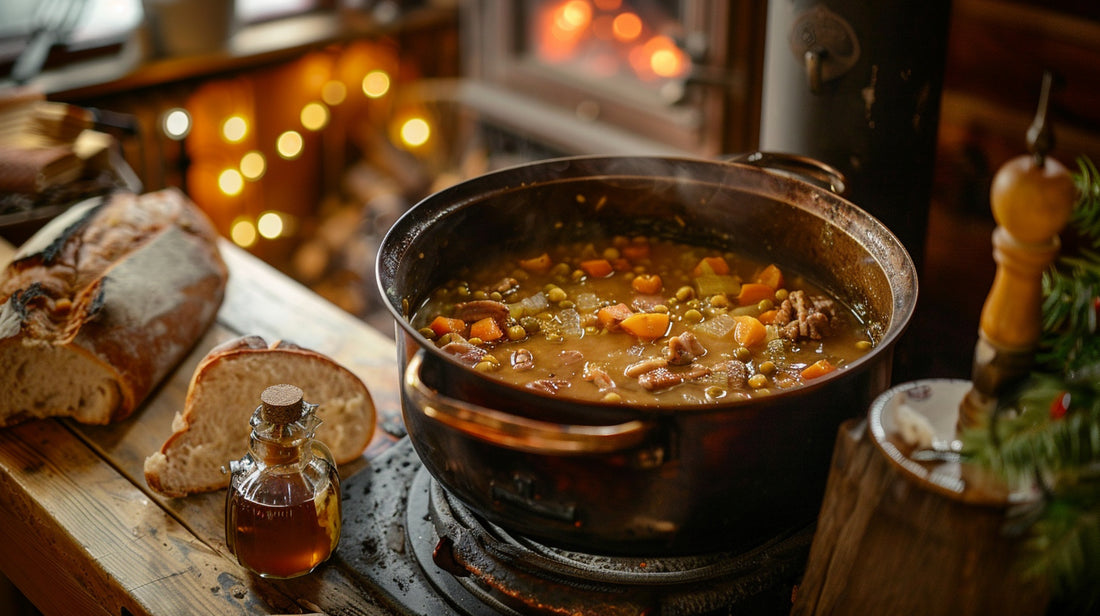 soupe aux pois classique québécoise