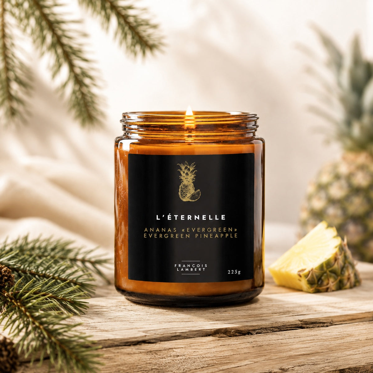 No.25 L'Éternelle - Bougie de soya « Ananas Evergreen »
