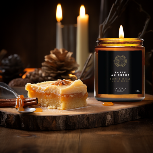 No.50 Tarte au sucre - Bougie de soya au sucre d'érable