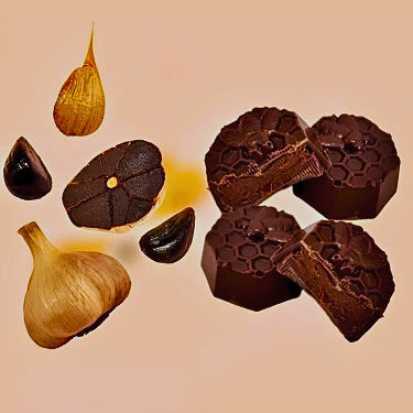chocolats farcis à l'ail noir_chocolaterie francois lambert