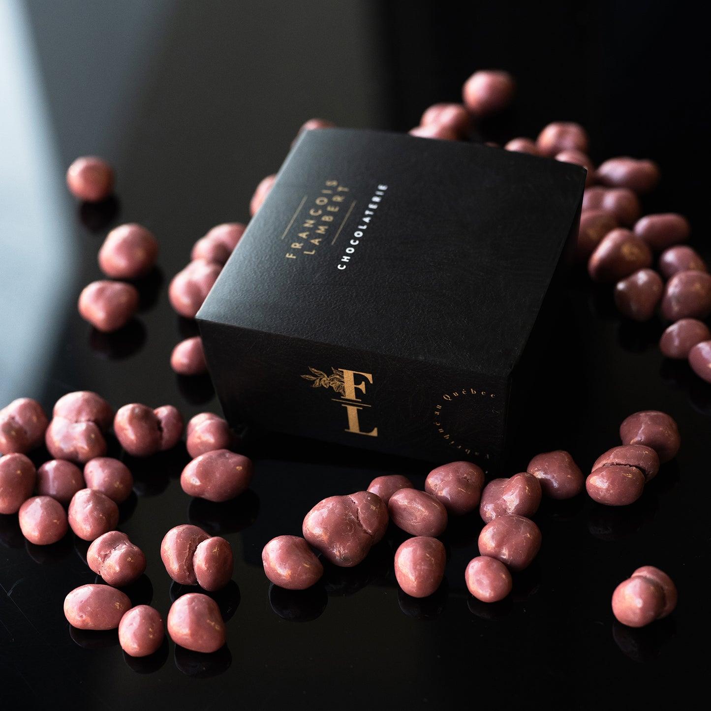 grains de café chocolat ruby