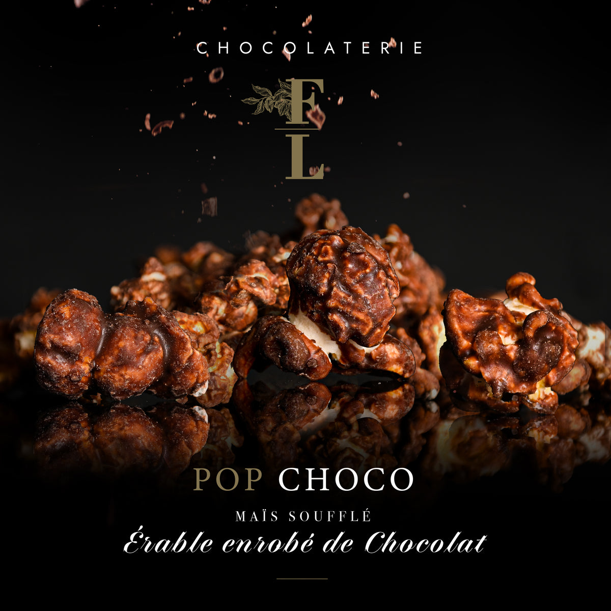 popcorn au chocolat et érable