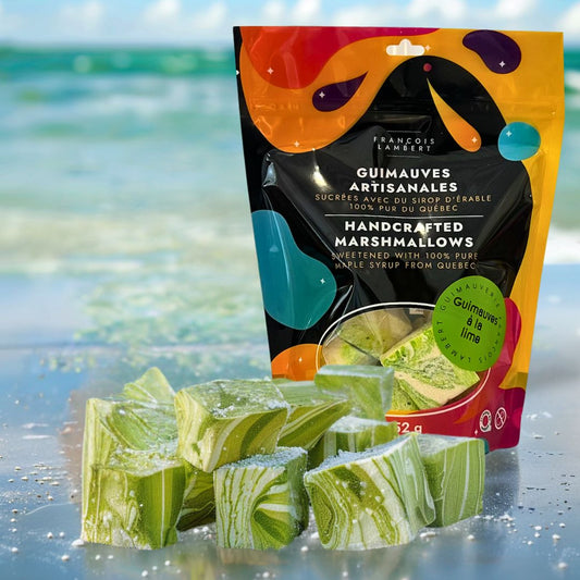 guimauves à la lime et à l'érable