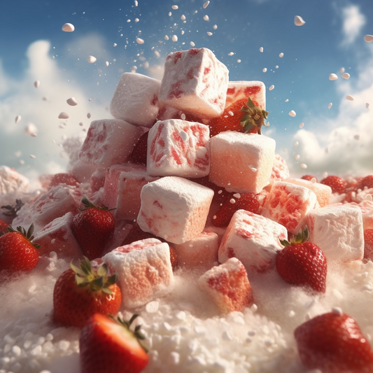 guimauves à la fraise