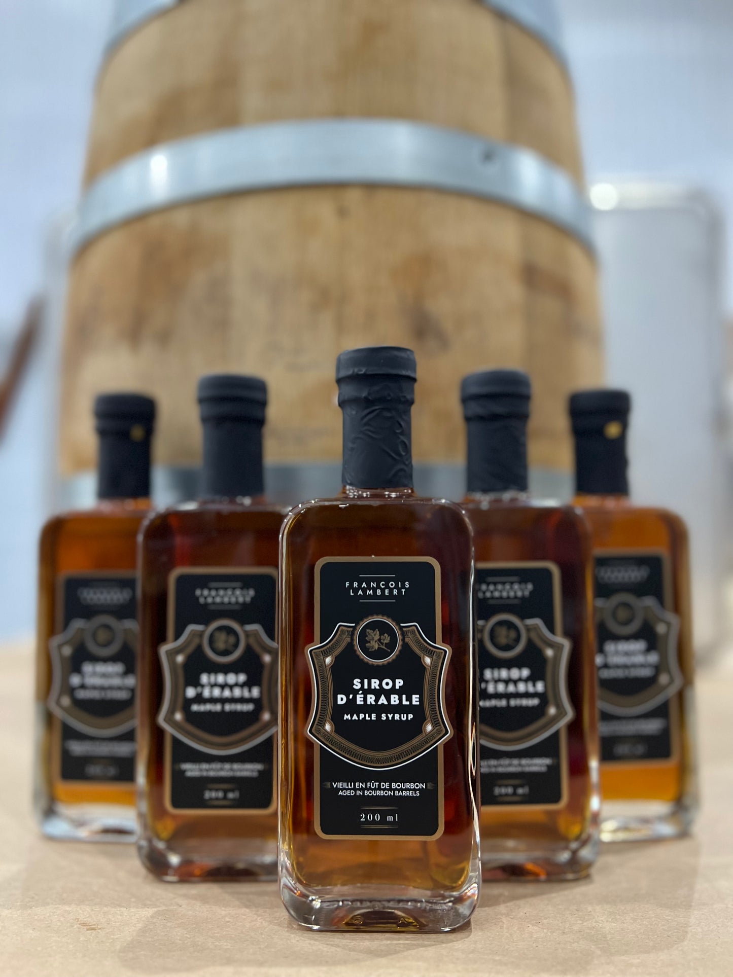 Bourbon Barrel Aged Maple Syrup