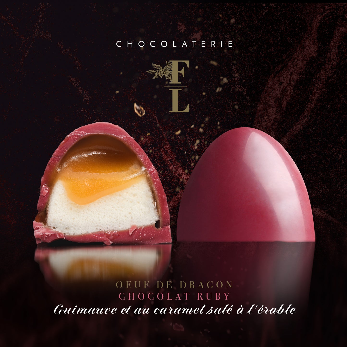 Œufs de dragon aux 3 chocolats - Farcis à la guimauve et au caramel salé à l'érable 🍫🐲🍁
