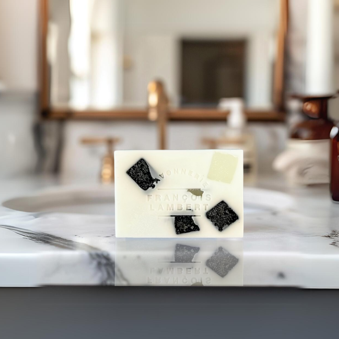 🖤 No.44 Savon pour homme au Lait de Brebis - Glace Noire