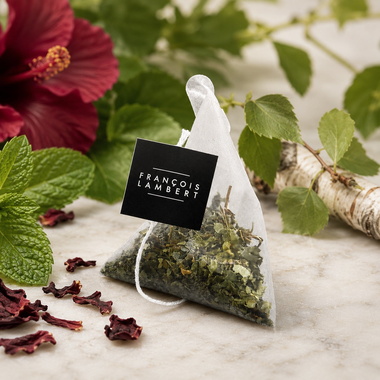 Tisane menthe, hibiscus & feuille de bouleau