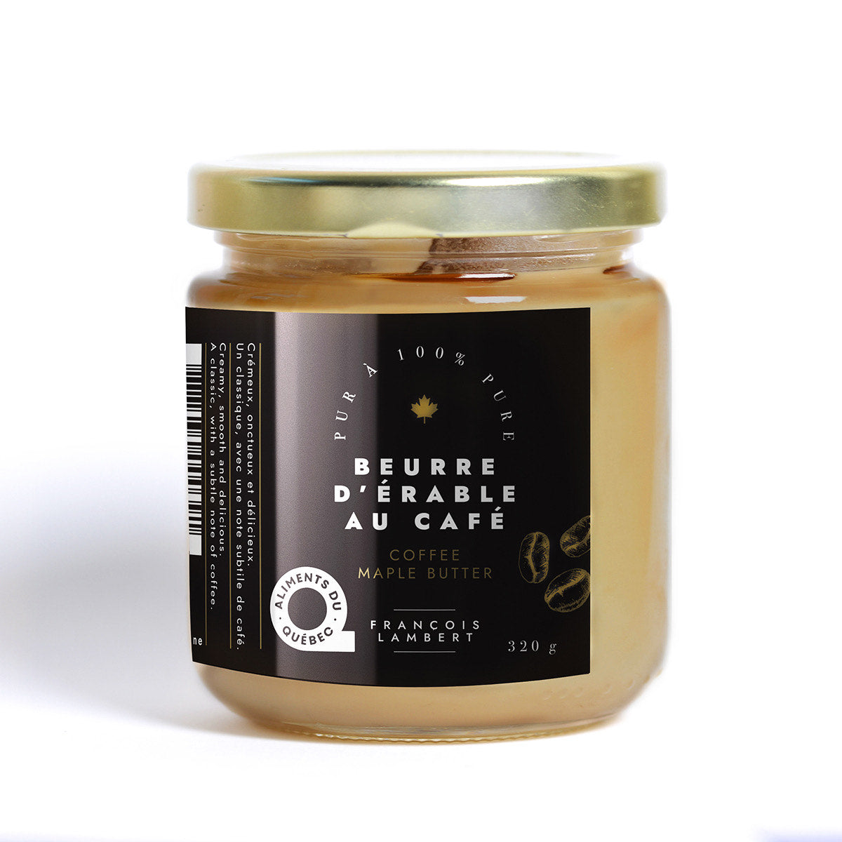beurre d'érable au café