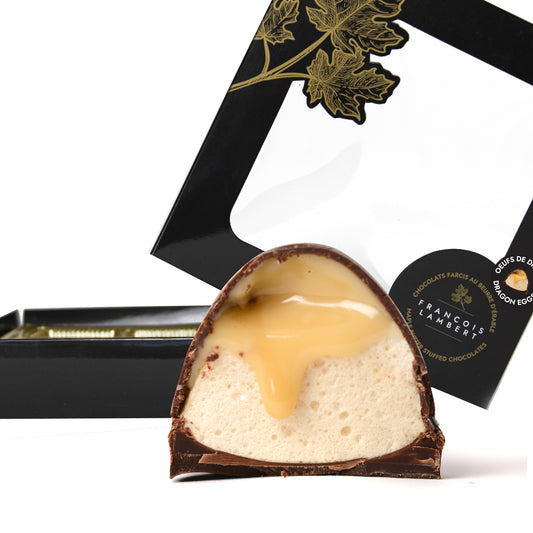 Oeufs de dragon farcis à la guimauve & beurre d'érable