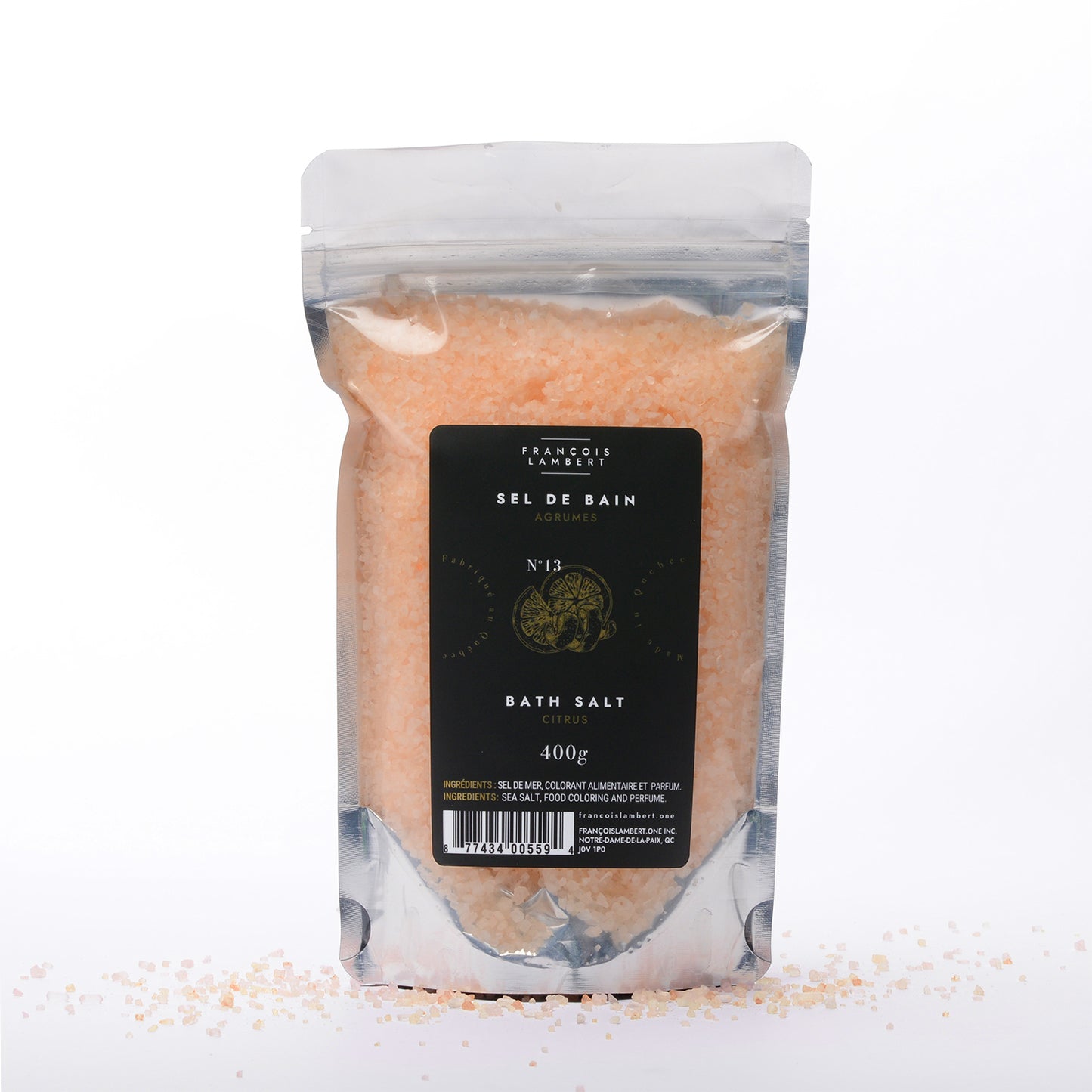 Citrus bath salt