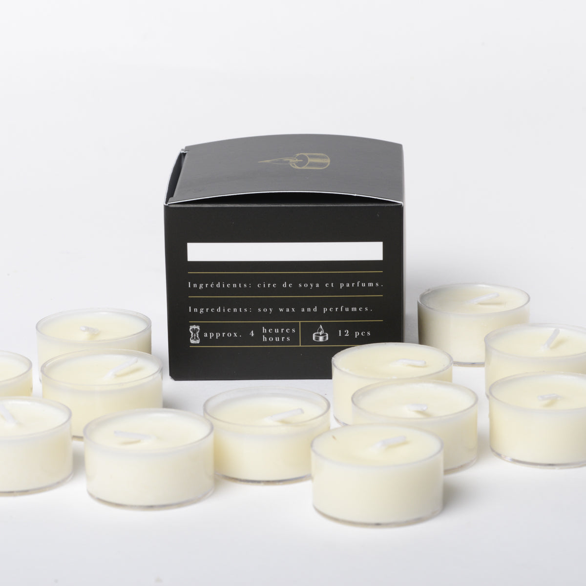 Box of 12 plain paper lanterns