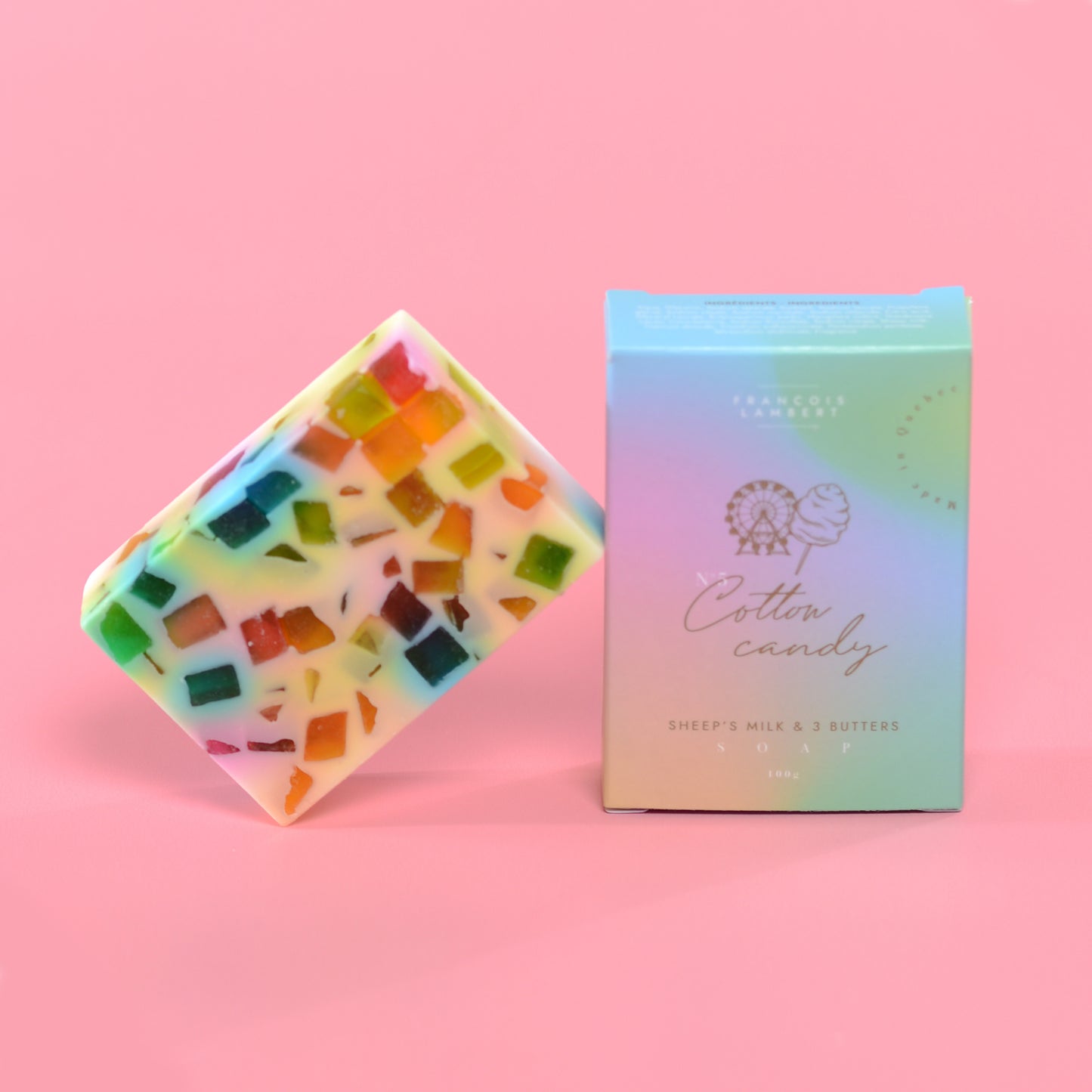 No.5 Sheep's milk soap - Cotton candy