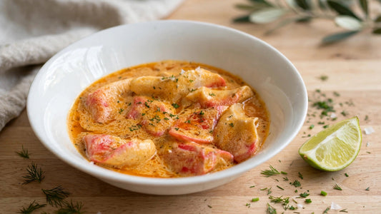 Sauce crémeuse au beurre et à la lime pour crabe et fruits de mer