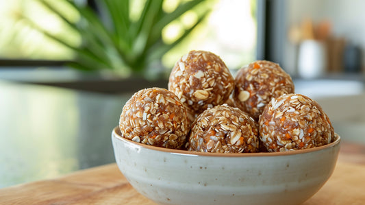 boules d'énergie aux carottes et noix de coco