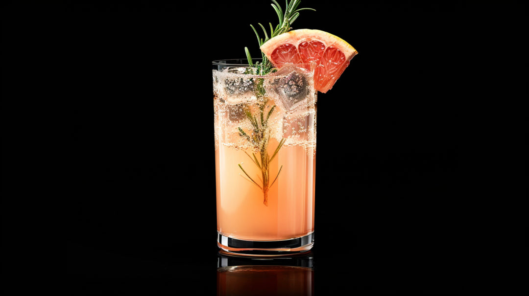 cocktail pamplemousse et romarin