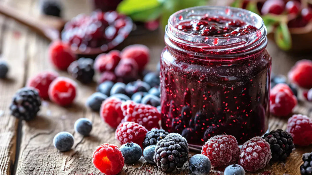 confiture fruits congelés sans pectine