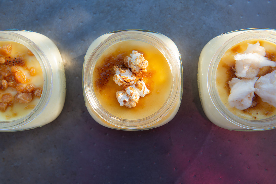 trio de crèmes brûlées