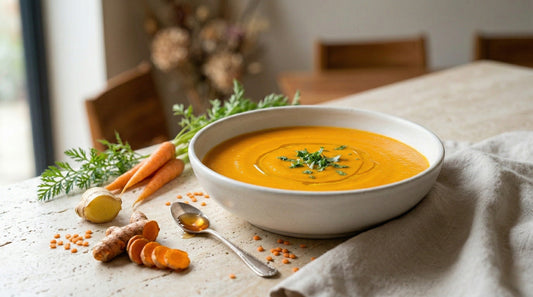 crème de carottes au miel épicé recette