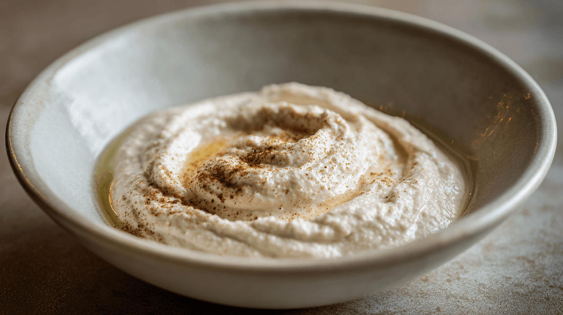 purée de chou-fleur à l'ail noir