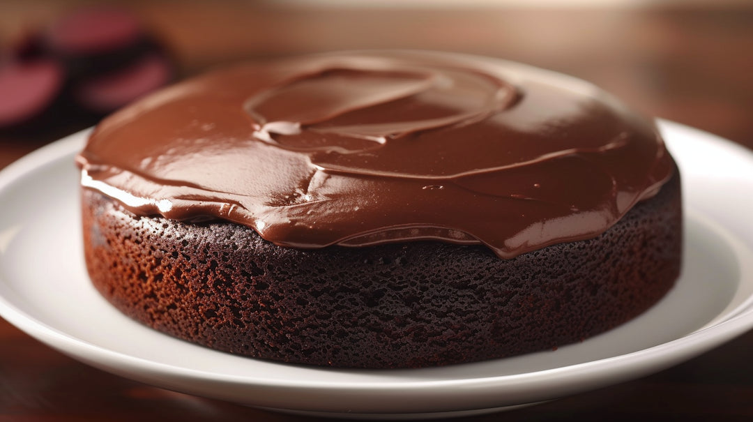 gâteau au chocolat et à la betterave
