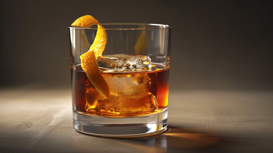 Cocktail Old Fashioned au Sirop d'Érable Vieilli en Fût de Bourbon