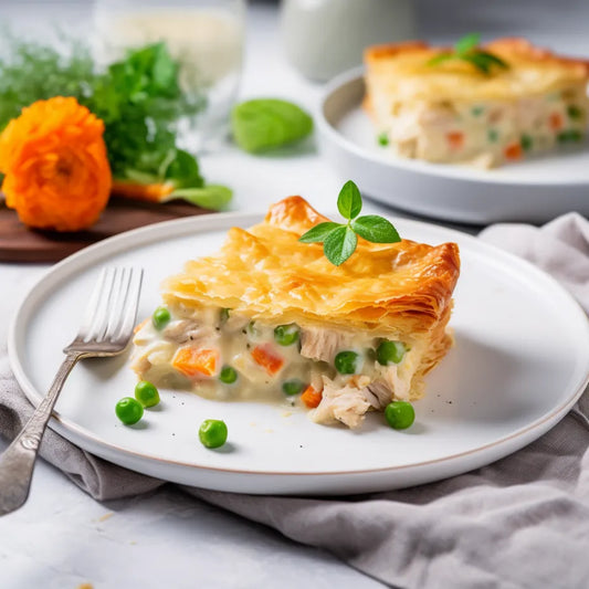 Pâté au Poulet Simple avec Pâte Feuilletée