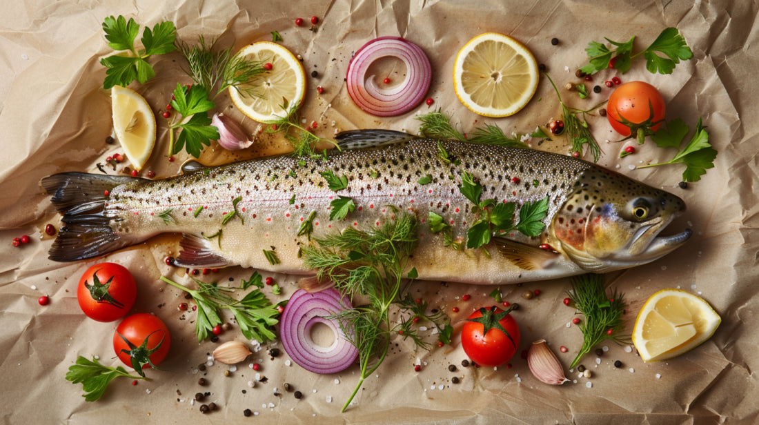 cuisson poisson entier en papillote au four recette facile