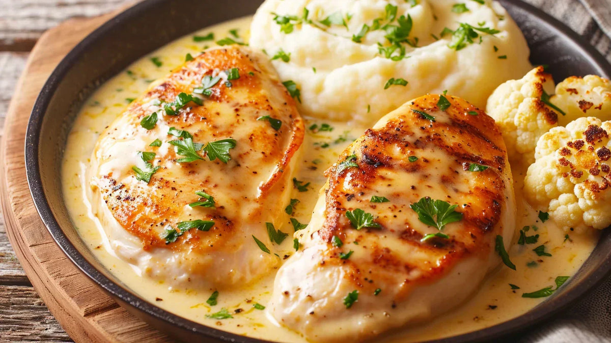 poitrines de poulet à la crème citronnée