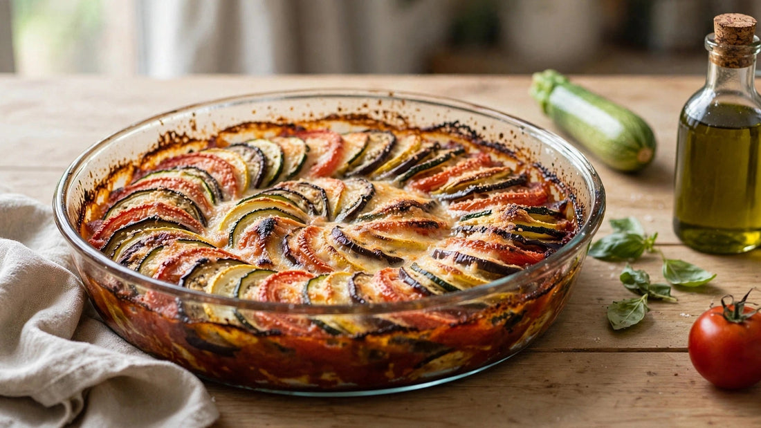Ratatouille étagée au four : élégante, simple… et absolument délicieuse