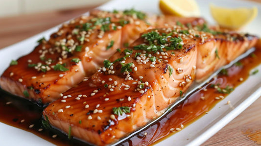 saumon érable et herbes