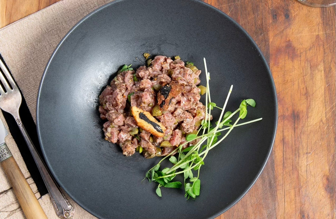 tartare de boeuf épicé au sumac