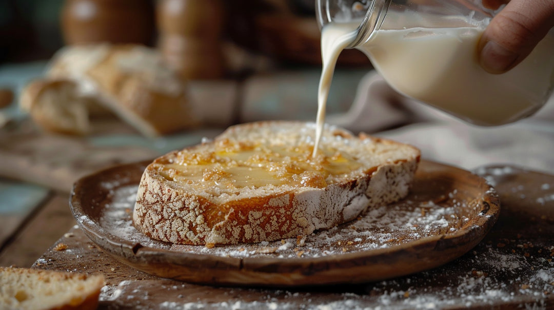 tartine de sucre d'érable, beurre et crème, recette québécoise
