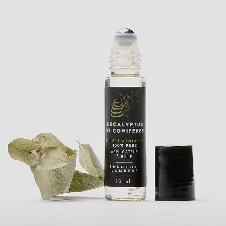 Applicateur à bille – Respire (Eucalyptus &amp; Conifères)