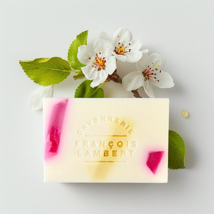 Savon lait de brebis miel et fleurs de pommier