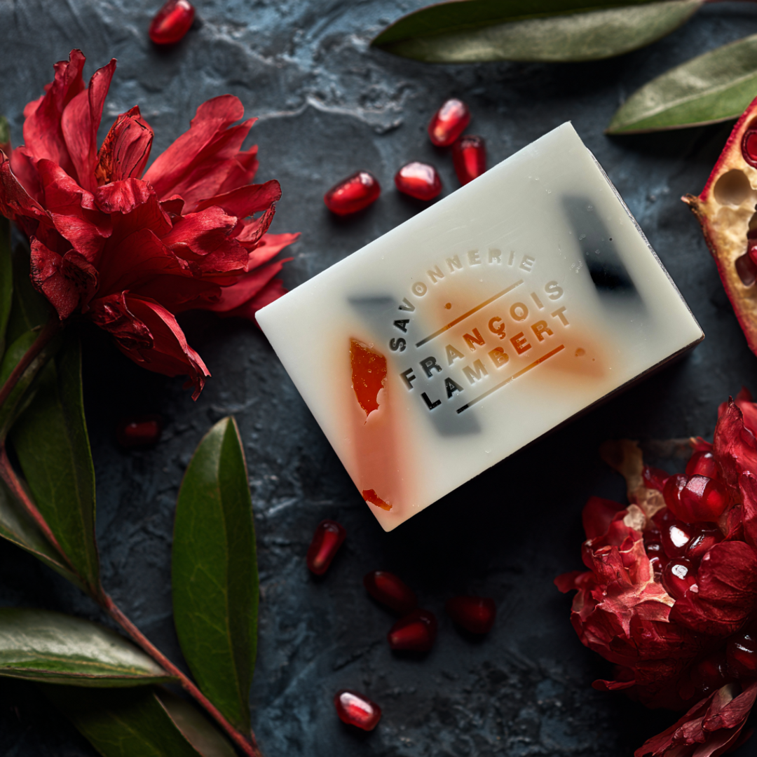 savon au lait de brebis grenade noire