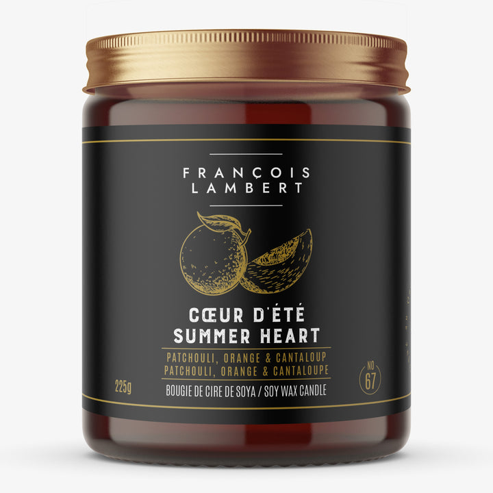 No.67 Summer Heart - Patchouli, Orange &amp;amp; Cantaloupe Soy Candle