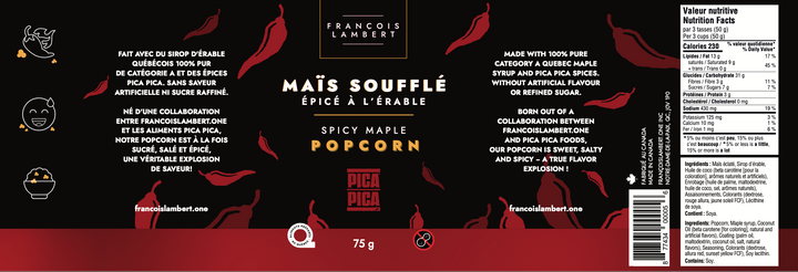🍿 Maïs soufflé épicé à l&