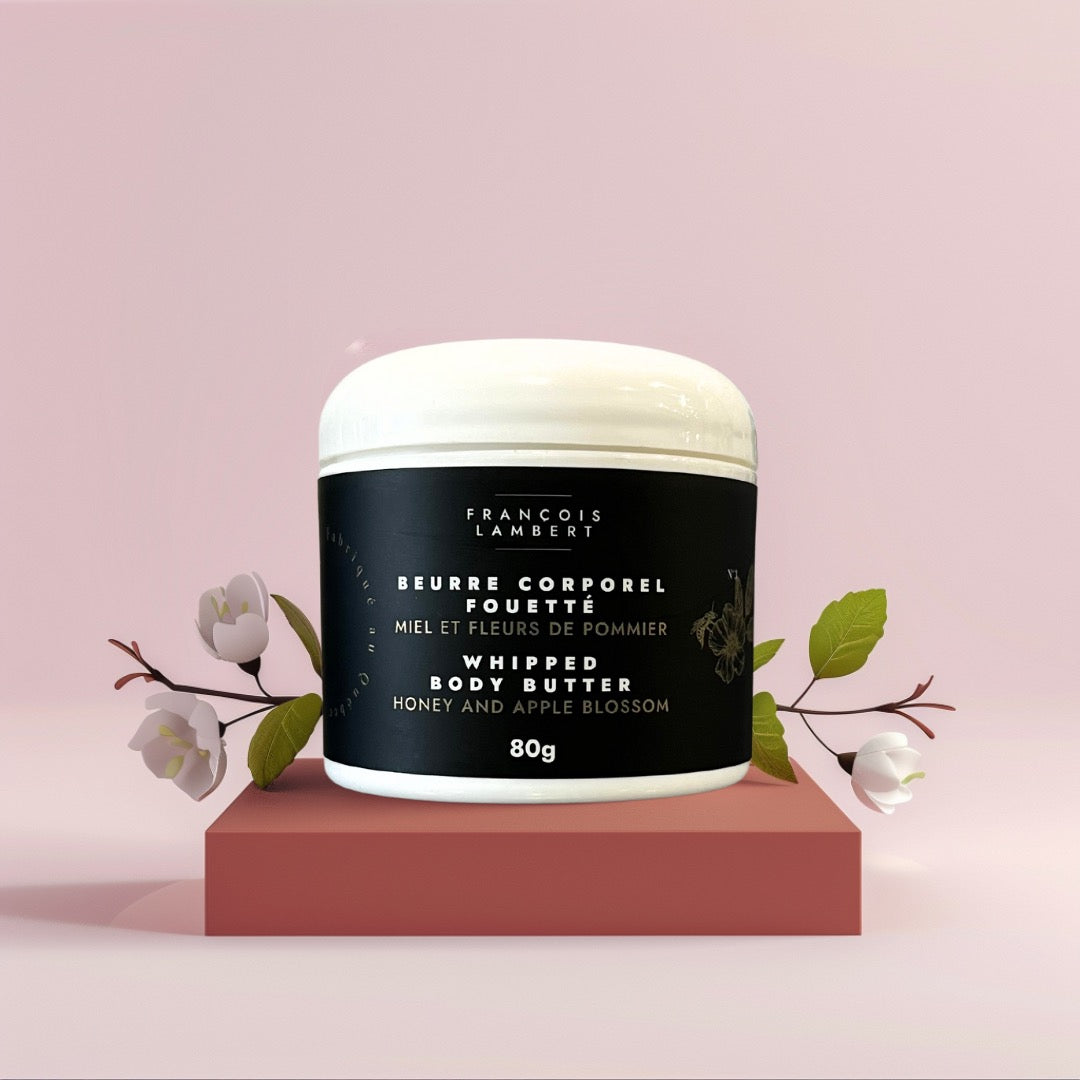Beurre corporel fouetté- miel et fleurs de pommier 