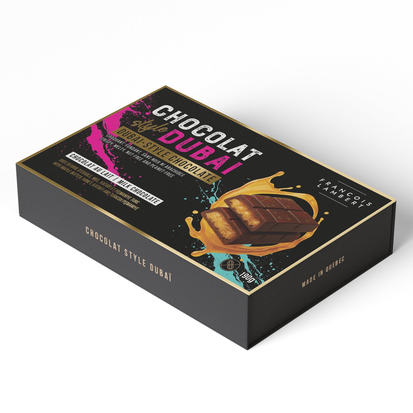 Chocolat style Dubaï – Version québécoise au beurre d’érable, sans noix