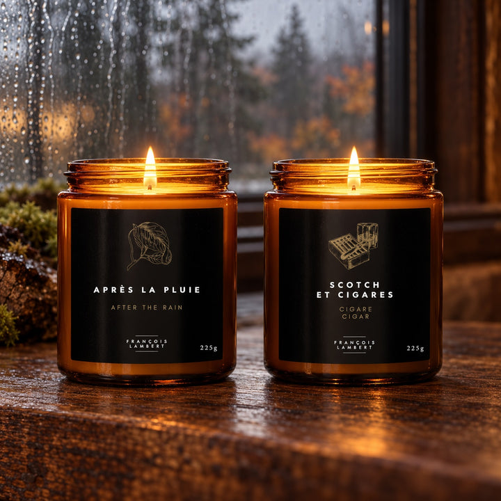 October candle duo – Spiced Pumpkin &amp; Coriander and Olive