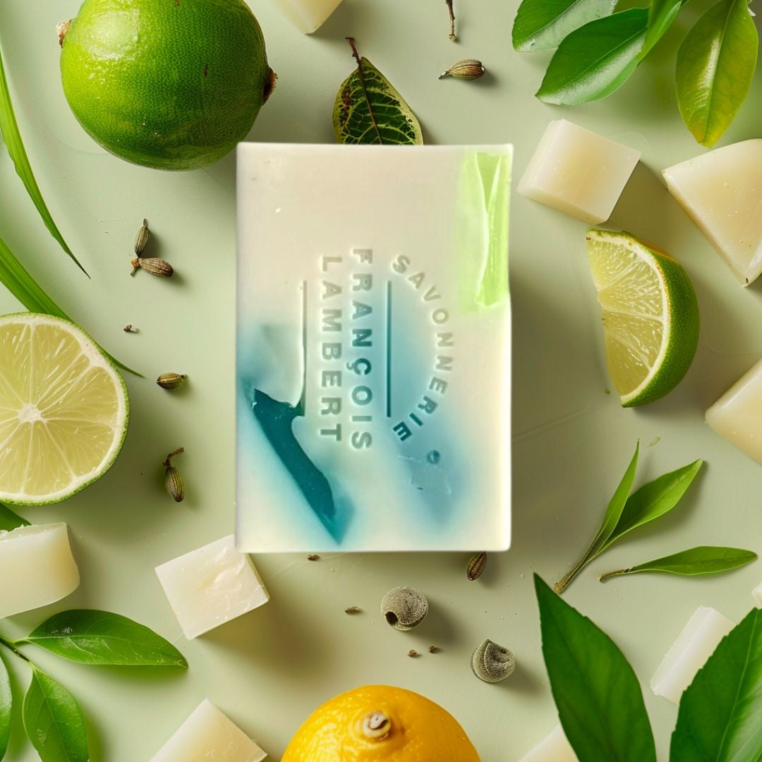 Savon frais basilic et lime