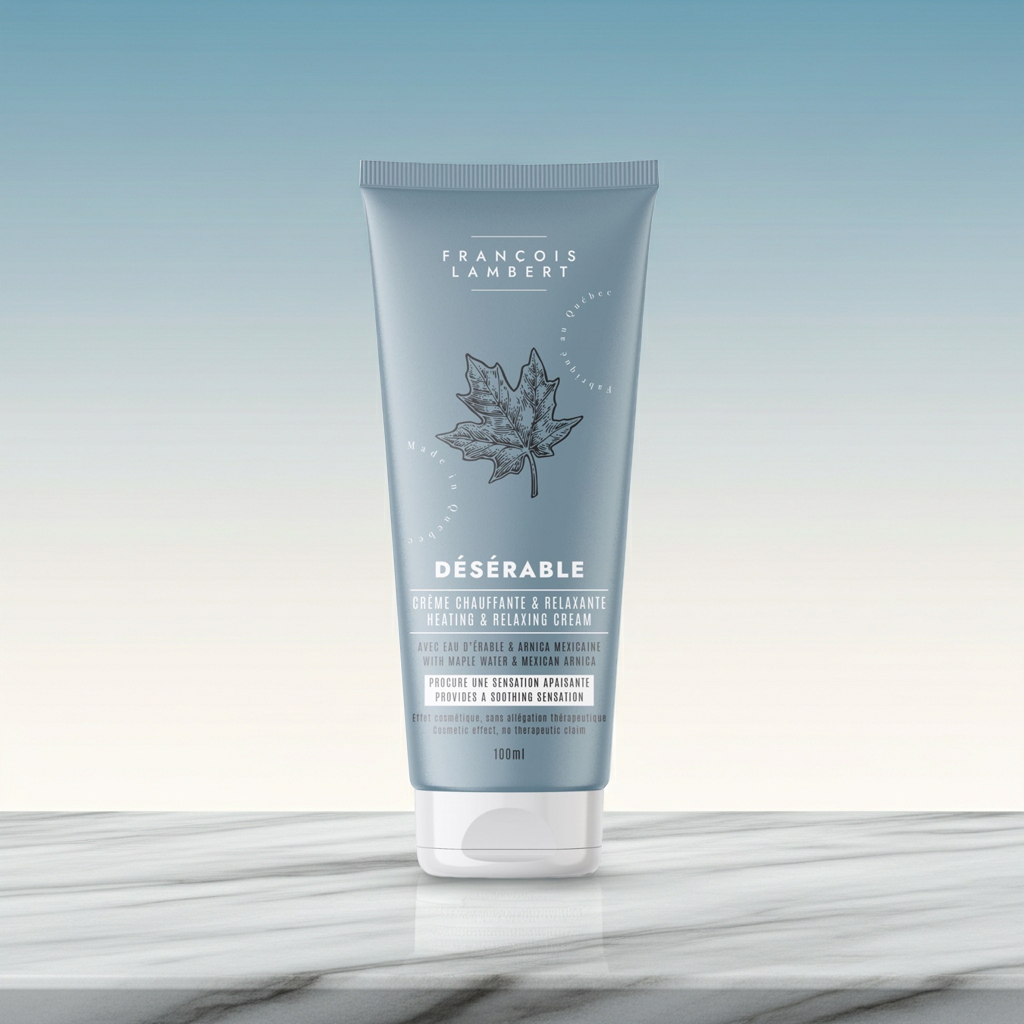 Crème Chauffante & Relaxante Désérable – Eau d’érable & arnica mexicaine – 100 ml