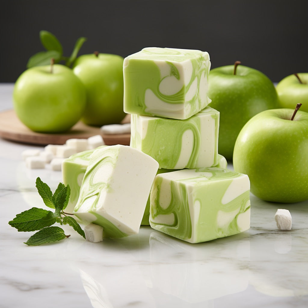 Artisanal Green Apple and Maple Marshmallows