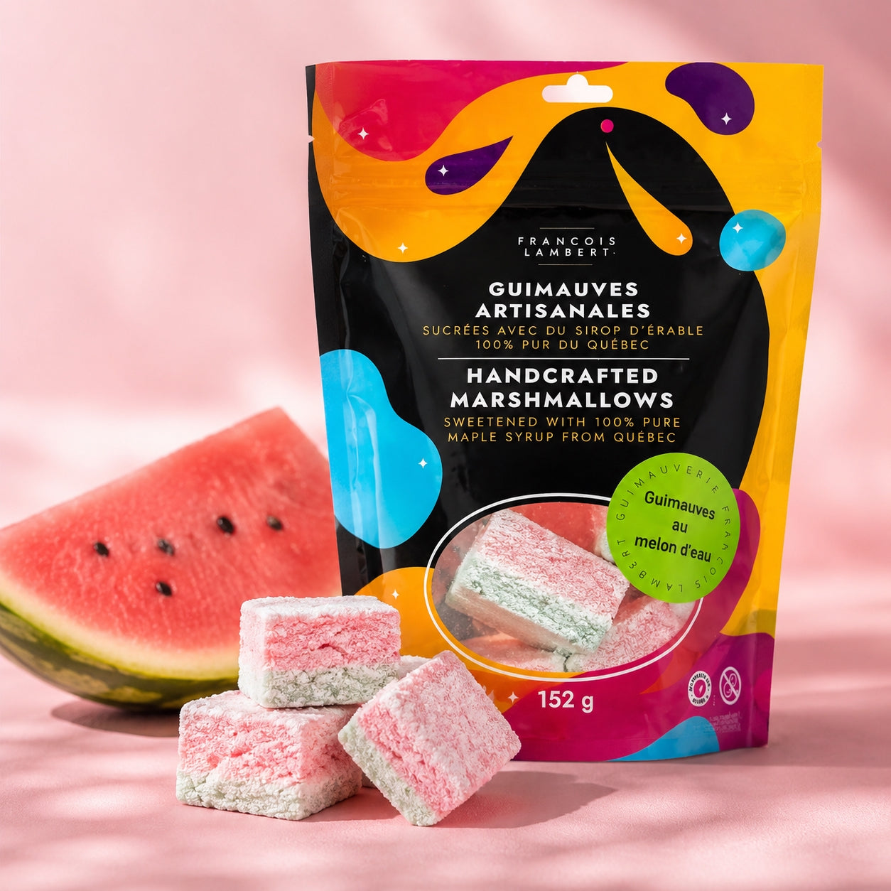 Guimauves Artisanales Melon d'eau  et Érable