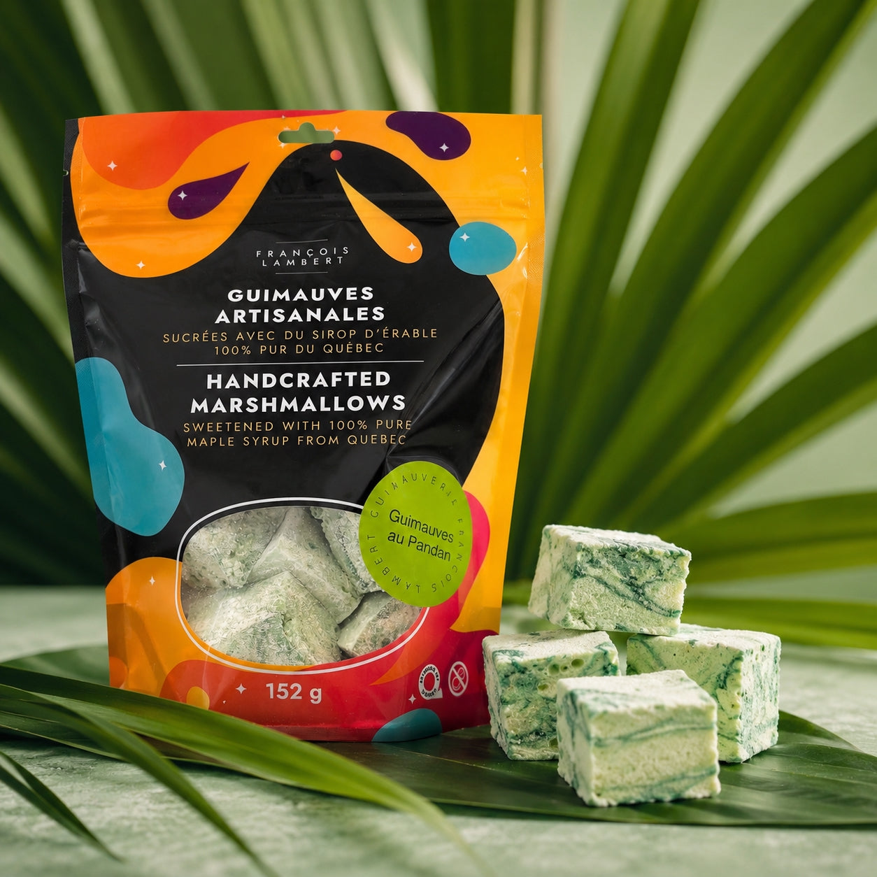 Guimauves artisanales pandan et érable