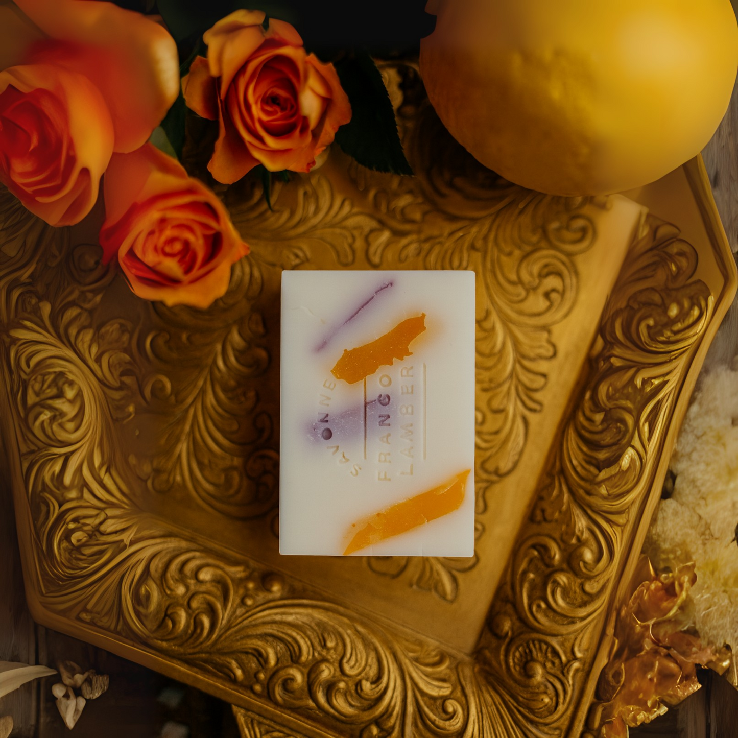 No.67 Savon au lait de brebis - Patchouli, orange & cantaloup