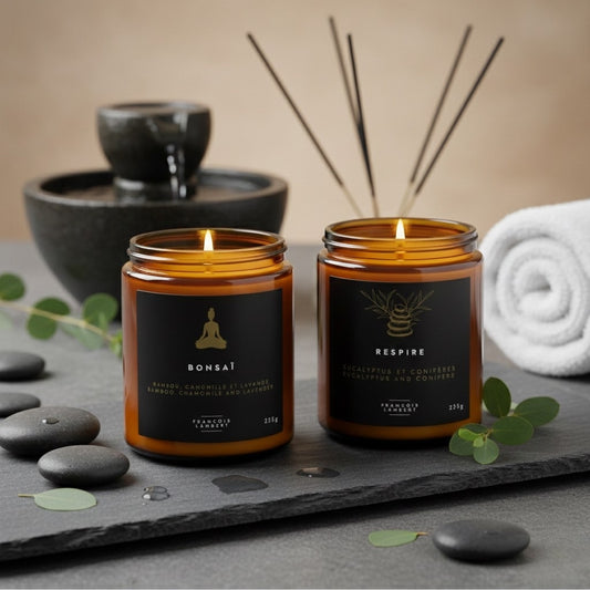 Duo-Bougies Janvier 2026 - Bonsaï & Respire