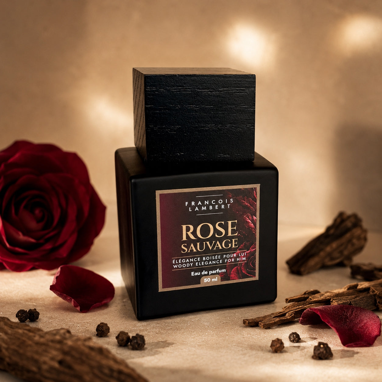 Rose Sauvage – Eau de parfum pour homme 50 ml