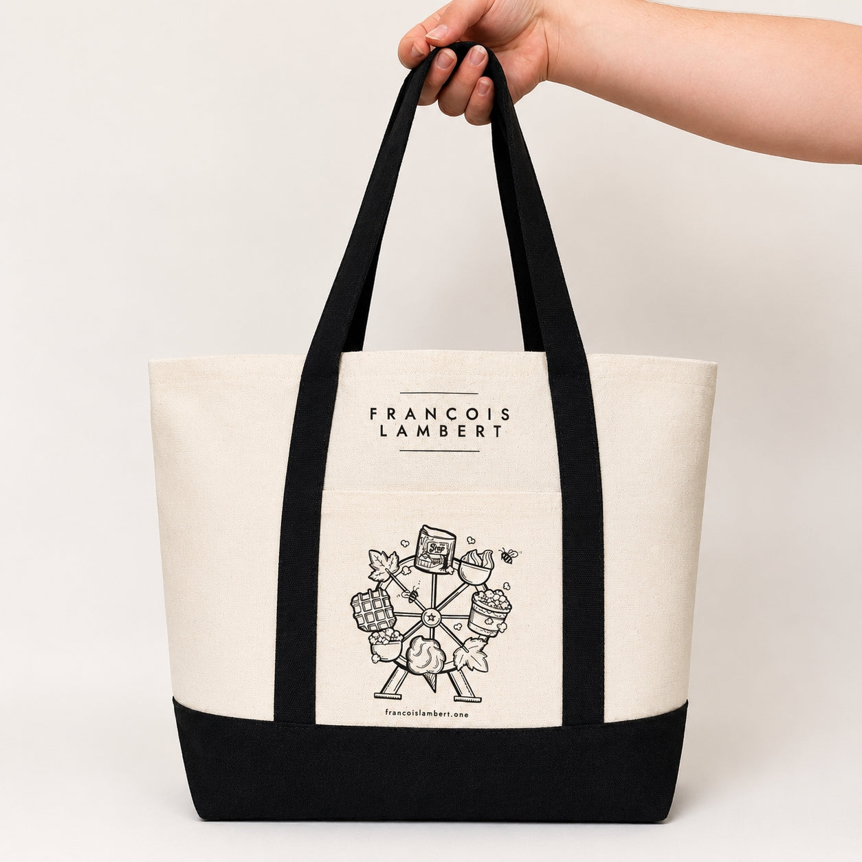 Sac réutilisable François Lambert 100 % coton